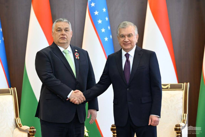 Президент Шавкат Мирзиёев встретился с премьер-министром Венгрии