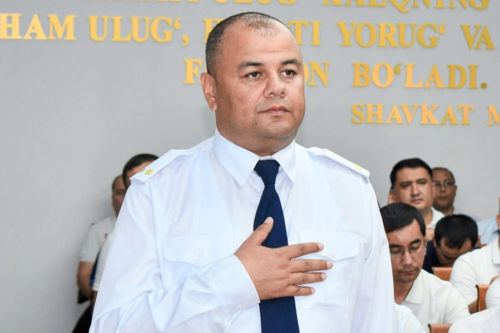 Назначен новый начальник УЧС Сурхандарьинской области