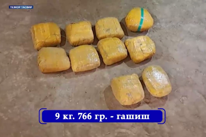 В Наманганской и Ташкентской областях сотрудники СГБ изъяли 19 кг гашиша