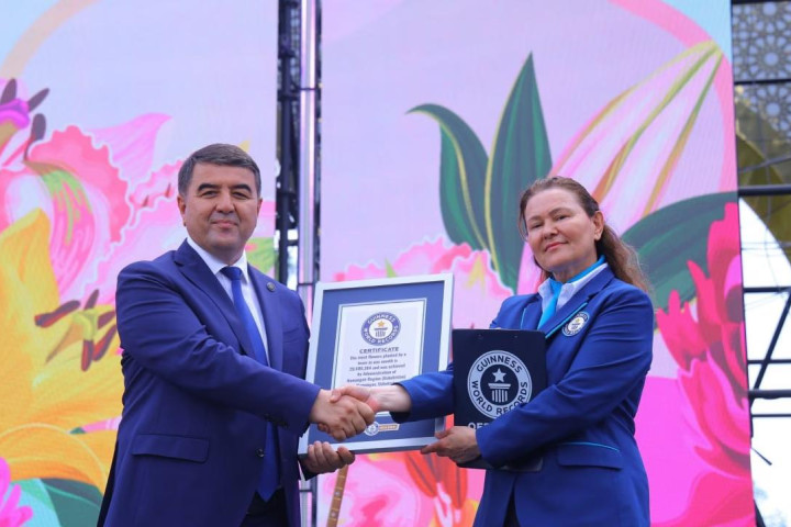 Наманган официально вошел в Книгу рекордов Гиннесса