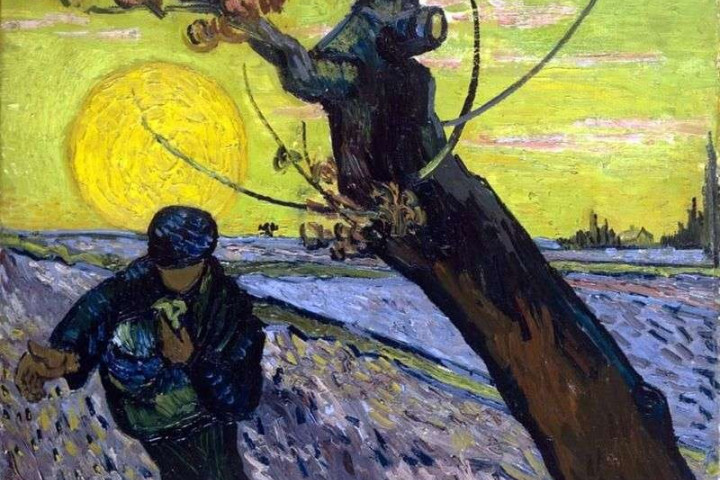 Активисты экодвижения облили овощным супом картину Ван Гога «Сеятель»