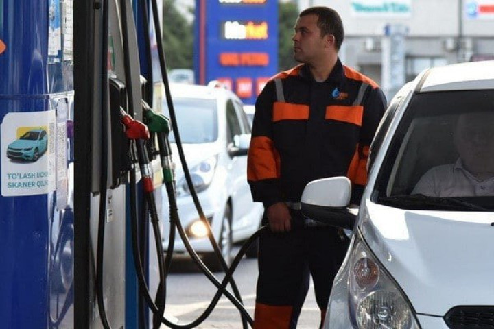 Цены на бензин АИ-80 на АЗС «Узбекнефтегаза» упали до 5700 сумов