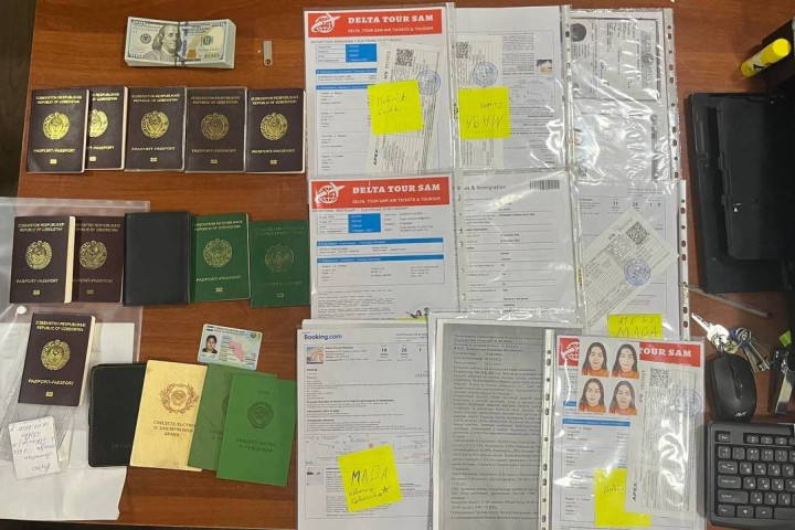 В Самарканде задержали мошенников, занимавшихся незаконной отправкой граждан Узбекистана в США
