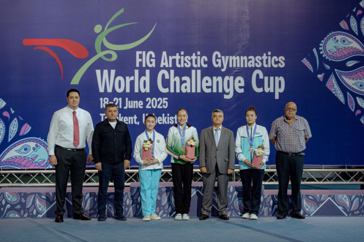 Узбекистанские гимнасты завершили World Challenge Cup с девятью медалями