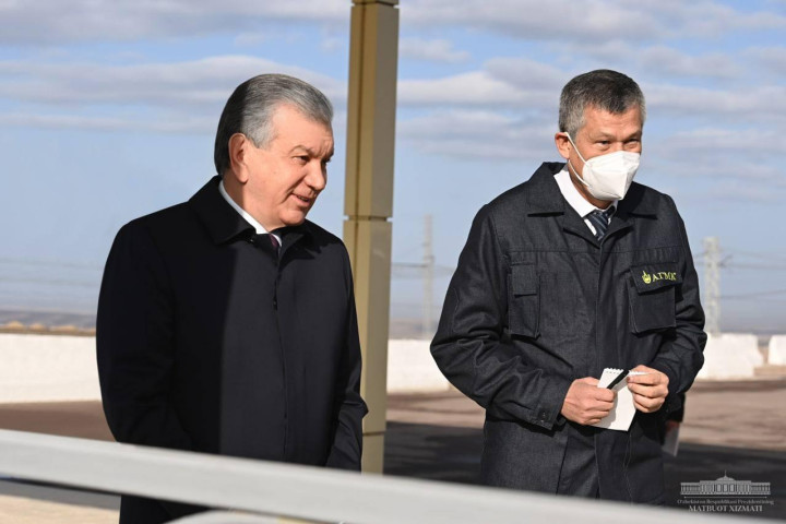 Шавкат Мирзиеев посетил Алмалык