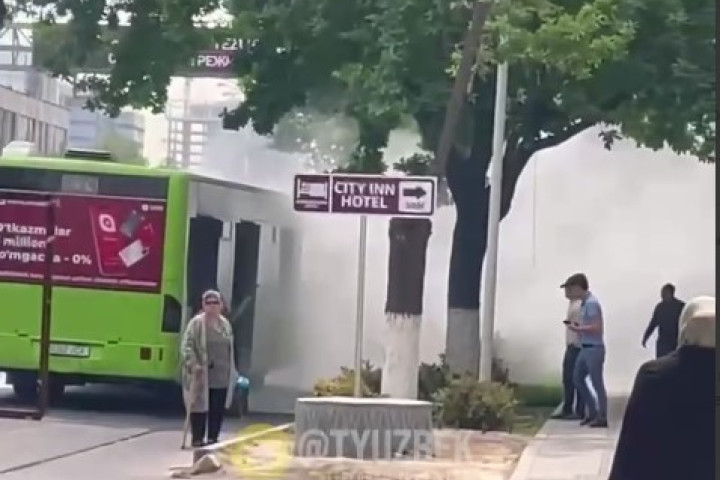 МЧС внесло ясность в происшествие с автобусом возле станции метро «Минор» в Ташкенте