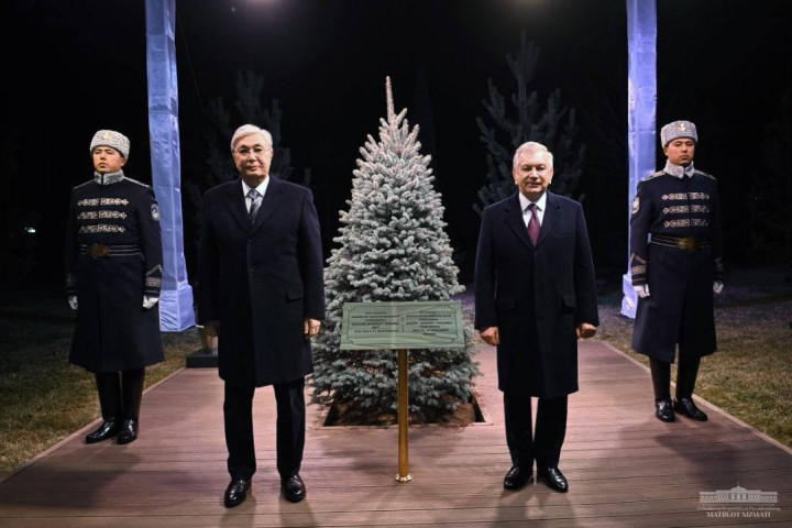 Президент Казахстана посадил дерево на Аллее почетных гостей