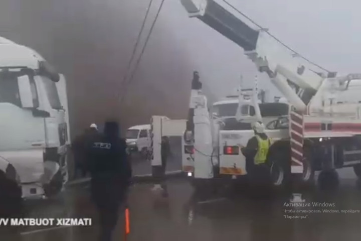 На перевале "Камчик" выпали осадки. Не обошлось без ДТП
