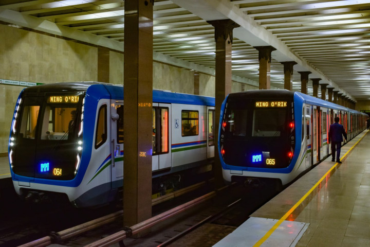 Соцсети: Метро Ташкента получило новые поезда