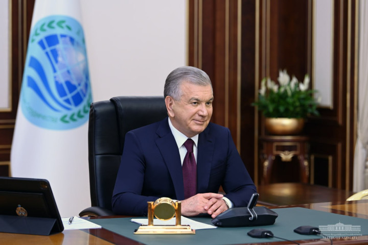 Президент Узбекистана Шавкат Мирзиёев выдвинул ряд предложений на заседании Совета глав государств-членов ШОС