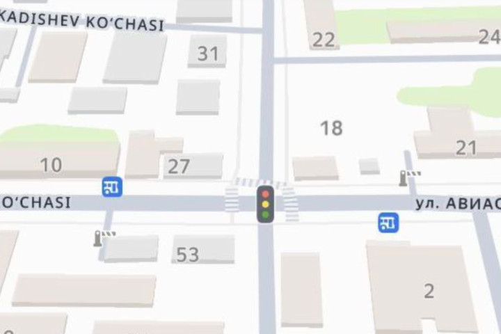 Yandex Uzbekistan запустил тестовую функцию отображения сигналов светофоров в Ташкенте