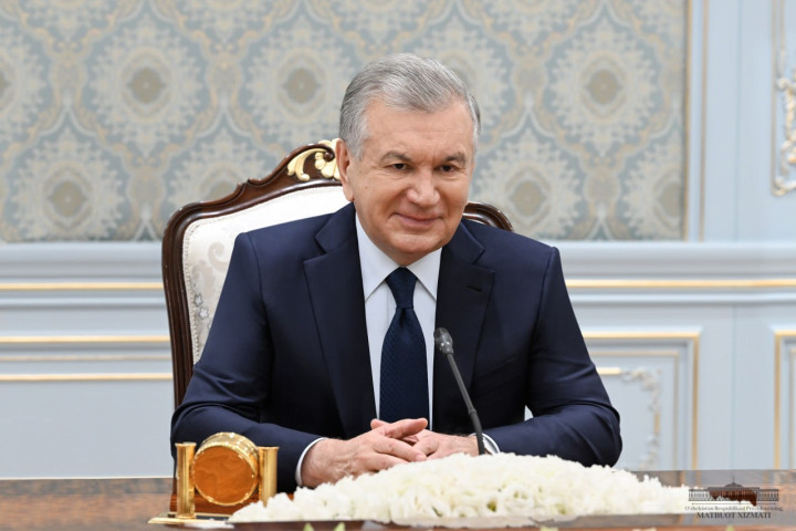 Президент Шавкат Мирзиёев принял главного исполнительного директора компании Air Product
