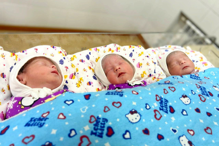 В первые минуты 2024 года в Сурхандарье родилась тройня