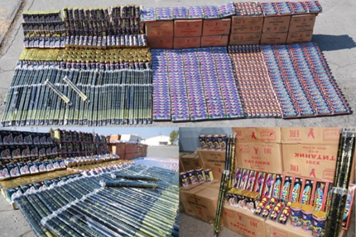 ГТК: из незаконного оборота изъято 588,5 тысяч единиц пиротехнических изделий