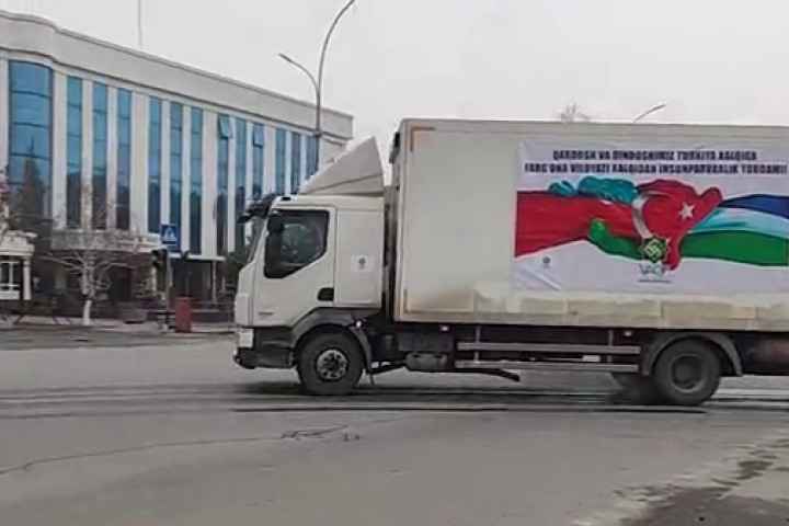 Фонд «Вакф» отправил очередной гуманитарный груз в Турцию