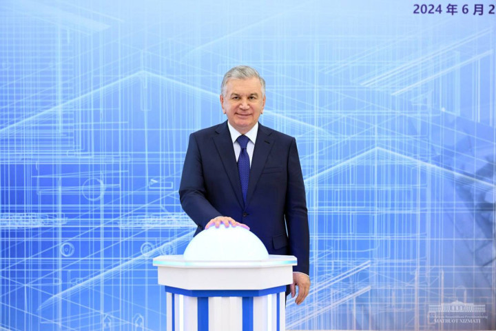 Президент Шавкат Мирзиёев дал старт первым инвестпроектам в технопарке Заамина