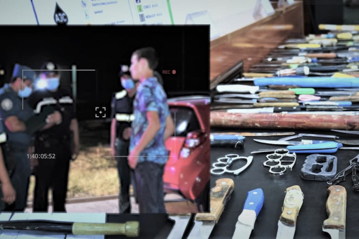 В Ташкентской области правоохранители изъяли у граждан свыше 2 тысяч ножей и прочих опасных предметов
