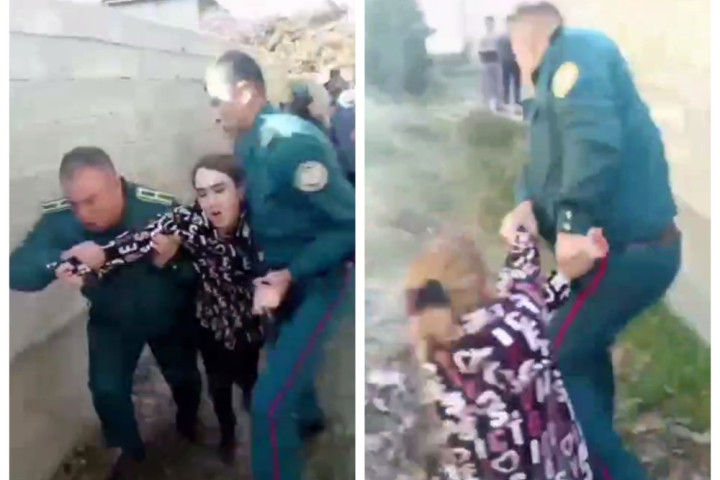 В Самаркандской области произошел конфликт между женщинами и сотрудниками правоохранительных органов