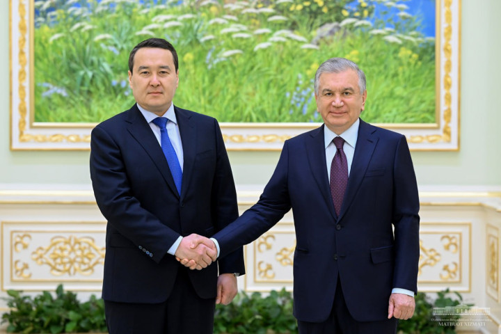 Президент Узбекистана обсудил с Премьер-министром Казахстана вопросы расширения многопланового сотрудничества
