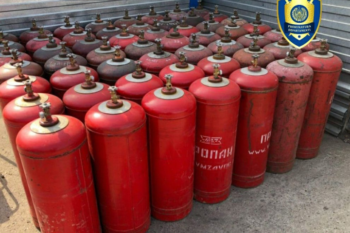 В двух районах Каракалпакстана выявлены хищения газовых баллонов на 1,7 млрд сумов