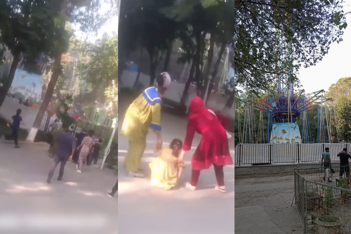 В Наманганской области четверо пострадали, катаясь на аттракционе в парке