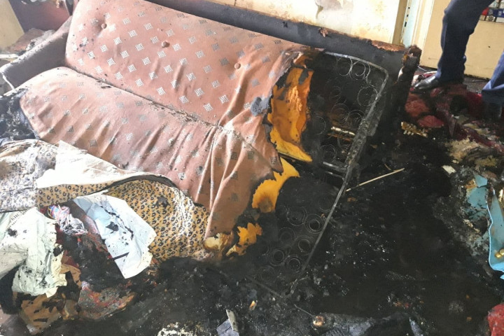 При пожаре в одном из домов Маргилана погиб человек