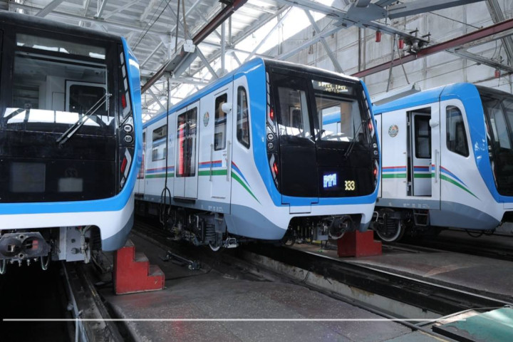 Ташкентский метрополитен пополнился еще на три новых поезда