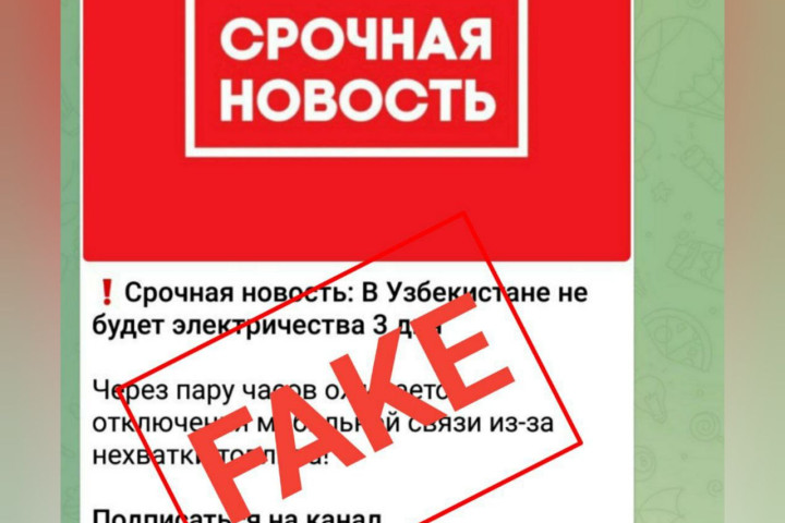 Информация об отключении электроэнергии на три дня является фейком