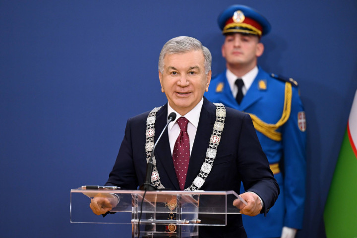 Шавкат Мирзиёев награжден Орденом Республики Сербия на Большой цепи