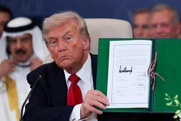 Лидеры США, Катара, Египта и Турции подписали мирное соглашение по Газе
