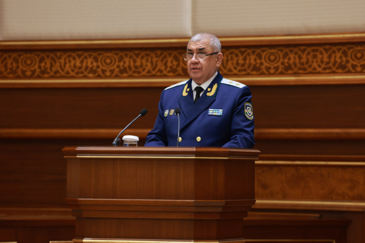 Генпрокурор Узбекистана отчитался перед Сенатом о деятельности органов прокуратуры в 2024 году