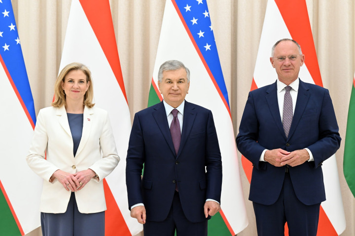 Президент Шавкат Мирзиёев принял делегацию Австрии