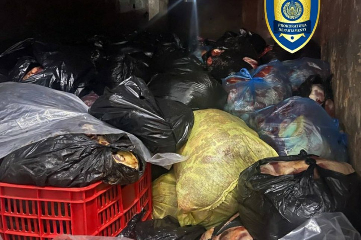 В Самарканд пытались ввезти 4 тонны непригодного к употреблению мяса