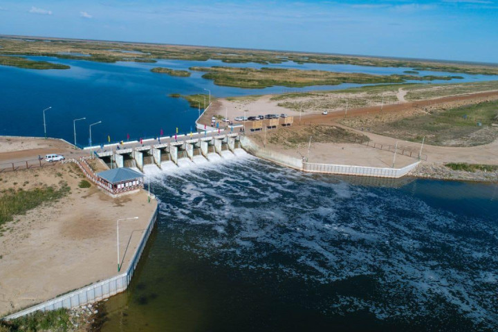 С начала 2023 года уровень воды в Аральском море поднялся почти на полметра
