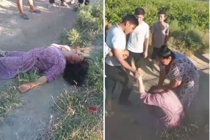 В Самаркандской области устроили самосуд над женщиной в поле