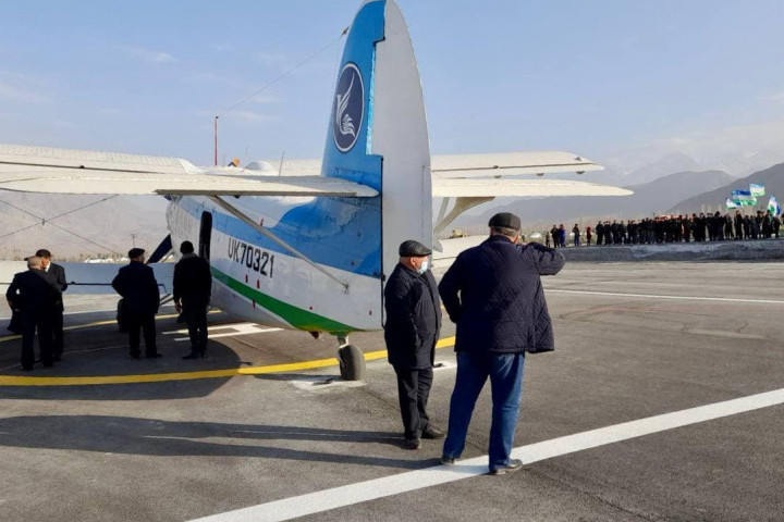 Авиакомпания Humo Air совершила первый авиарейс из Ферганы в Сох