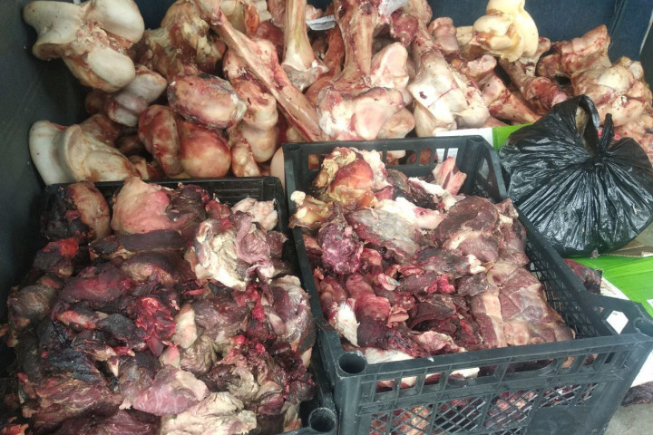 На рынке Куйлюк выявлено 188 кг испорченного мяса