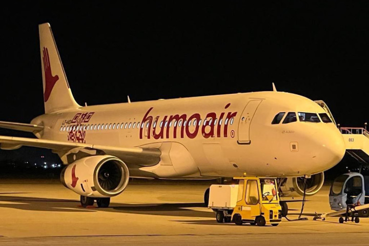 В столичный аэропорт доставлен первый аэробус А320 для лоукостера Humo Air