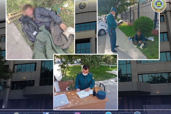 В Яшнабадском районе Ташкента помогли бездомному