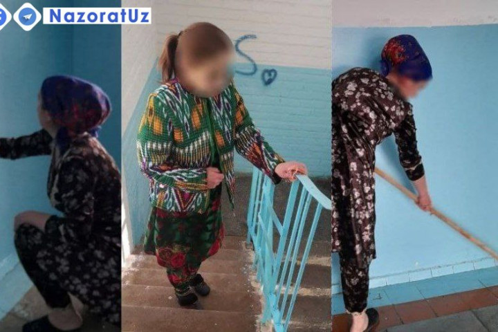 В Навоийской области за привлечение воспитателей к мытью подъездов жилых домов наказали должностное лицо