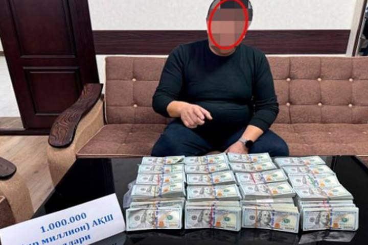 Заместитель хокима Чирчика задержан при получении взятки в размере 1 млн долларов