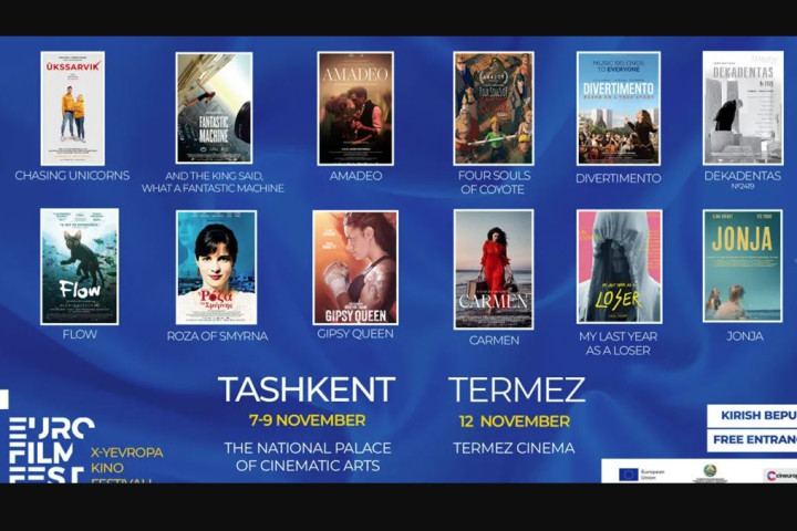 В Ташкенте и Термезе пройдет X Фестиваль европейского кино - программа