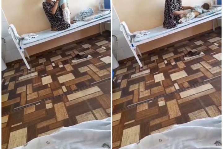 В одной из больниц Самаркандской области женщина жестоко избила ребенка за нежелание спать