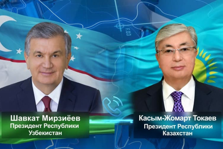 Между Президентами Узбекистана и Казахстана состоялся телефонный разговор
