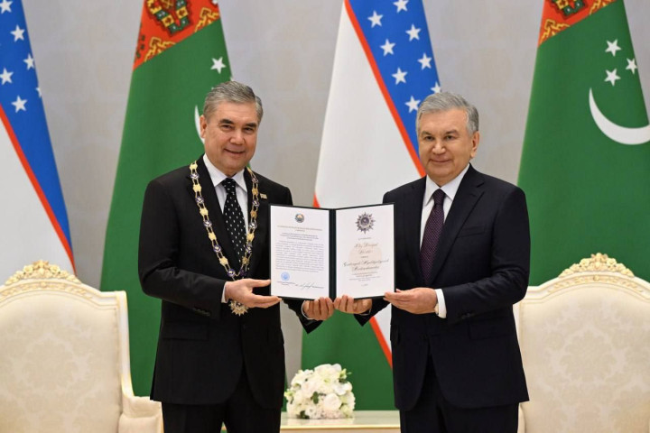 Гурбангулы Бердымухамедов награжден орденом «Олий Даражали Дустлик»
