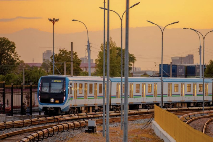 В Ташкенте временно ограничат скорость поездов на надземной линии метро
