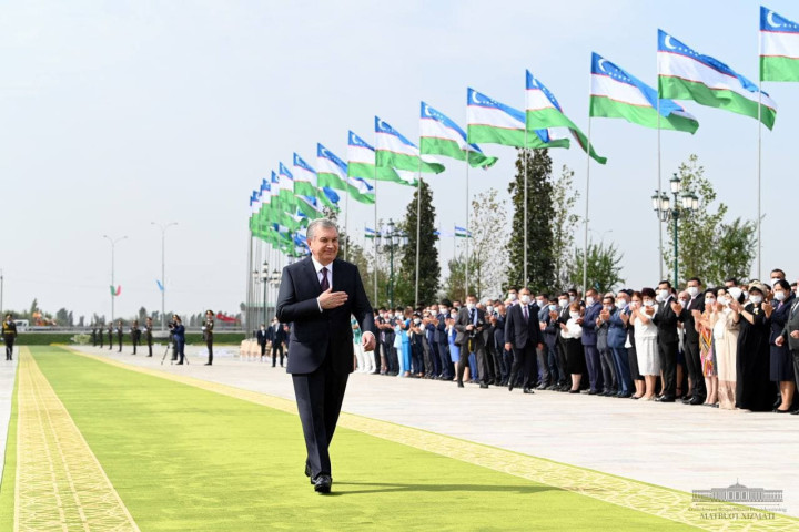Состоялось открытие парка “Янги Узбекистон” и монумента Независимости