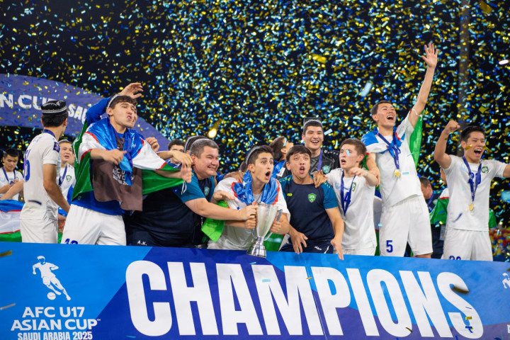 Сборная Узбекистана по футболу U-17 - двукратный чемпион Азии - фото