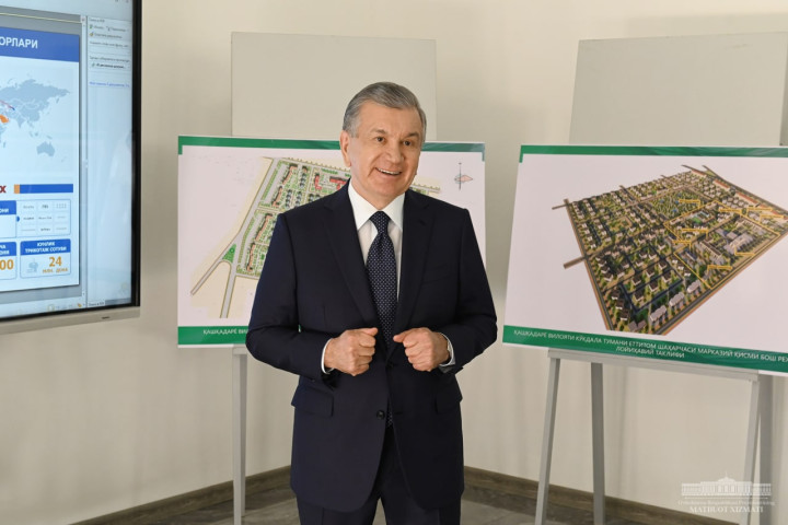 Президент Шавкат Мирзиёев посетил Кукдалинский район Кашкадарьи