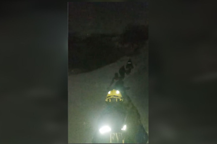 В Ташкентской области сотрудники МЧС спасли туриста, свалившегося со склона горы